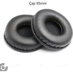 Alazpay Universal Kulaklık Pedi Kulaklık Yumuşak Süngerli Kulaklık Yastığı Pedi (45MM ~ 110MM) - 95mm