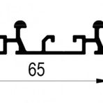 Alb-8220/8230 7234-alm Delik Üst Ray Profili 4mt