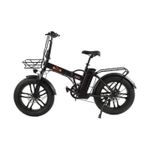 ALBA FOLD F PREMİUM ELEKTRİKLİ BİSİKLET 48V 10,4Ah SİYAH ZIRHLI LASTİK