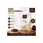 Alba Sütlü Damla Çikolata Drops Compound 1 KG