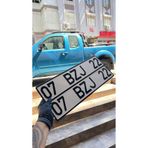 AlbaDekor35 AlbaDekor - TR'siz DEKOR ARAÇ PLAKA ( 2 adet ) , Kişiye Özel Dekor Plaka