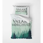 Alban Home Genç Çocuk Desen Mikro Saten 3D Dijital Baskı Tek Kişilik Nevresim Takımı Game Of Thrones - Renkli - 160 x 220 cm