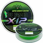 Albastar Carrier 12x 0.18 Mm 150m 12 Örgü İp Misina Fluo Green 11.8 Kg Çeker