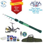 Albastar Tam Takım Hobi Spin Atçek Olta Seti TTS008