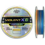 Albastar Violent 8x 0.37 Mm 300m 8 Örgü İp Misina Multicolor 35.6 Kg Çeker