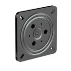 Albatur 0061 155x155 mm Siyah Metal TV Altlığı Döner Tabure
