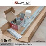 Albatur 8232 100 kg Gardrop Sürgü Mekanizma 2 Kapak Set