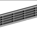 Albatur ALB-M41 0600 001 Gri 200x30 mm Plastik Havalandırma Menfezi