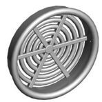 Albatur ALB-M41 0610 003 Gri 60 mm Plastik Havalandırma Menfezi