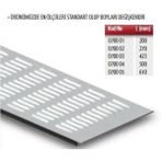 Albatur Koza 120x610 mm Alüminyum Menfez
