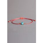 alberaccessories Akuamarin (aquamarine) 14 K Gold Kaplama Doğal Taş Şans Bileklik ( Huzur Cesaret )