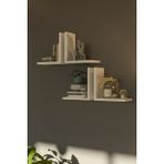 Alberas Wood Wall Shelf Duvar Rafı Kitaplık Dekor Ahşap - model2