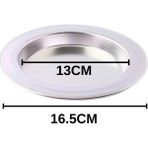 Albergio Alüminyum Künefe Tabağı 13 cm Iç Çap 16,5 cm Dış Çap 2,5 cm Künefe Tepsisi Tek K