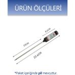 Albergio Gıda Termometresi Dijital -50°c / +300°C Aralığı – Yemek, Et, Sıvı ve Bebek Maması Isı Ölçer - 0 - Siyah
