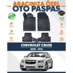 Alberto Rossi Alberto Rossı Chevrolet Cruze 2008+2016 3D Havuzlu Paspas - Siyah