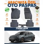 Alberto Rossi Alberto Rossı Cupra Leon 2023+ 3D Havuzlu Paspas - Siyah