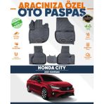 Alberto Rossi Alberto Rossı Honda City 2021+ 3D Havuzlu Paspas - Siyah