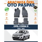 Alberto Rossi Alberto Rossı Opel Corsa D 2006+2014 3D Havuzlu Paspas - Siyah