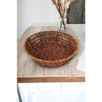 Albetto Hasır Rattan Ekmeklik Ekmek Sepeti Yuvarlak Çap 24cm
