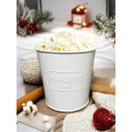 AlbiFoni Beyaz Metal 14.5 cm Popcorn Kutusu