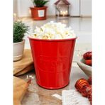 AlbiFoni Kırmızı Metal 14.5 cm Popcorn Kutusu