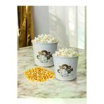 Albifoni Metal Popcorn Kutusu - Patlamış Mısır Kovası 2 Adet PRA-11872375-8140
