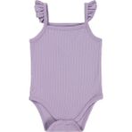 Albimini Askılı Fırfırlı 0-18 Ay Çıtçıtlı Badi - Lila - 3 - 6 Ay