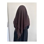 ALBİSE BUTİK KISA ACI KAHVE SUFLE (KHİMAR)