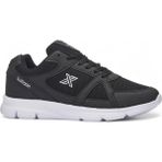 Albishoes Erkek Büyük Numara Battal Yazlık Hafif Rahat Taban Erkek Sneaker Spor Ayakkabı (45-48) - Siyah - Beyaz