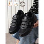 Albishoes Kadın Cırtlı Fileli Yazlık Yumuşak Rahat Taban Kadın Günlük Yürüyüş Sneaker Spor Ayakkabı - Siyah