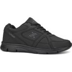 Albishoes Kadın Erkek Sneaker Kışlık Mevsimlik Cilt Hafif Rahat Günlük Yürüyüş Koşu Spor Ayakkabı (Siyah)