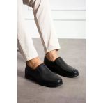 Albishoes Kışlık Kauçuk Kaymaz Taban Hakiki Deri Anatomik Baba Ayakkabı Erkek Günlük Ayakkabı(39-46)
