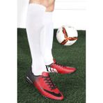 Albishoes Super Mercury Büyük Numara Battal Erkek Dişsiz Çim Halısaha Futbol Ayakkabısı (45-47) - Kırmızı
