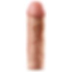 Albonishop 20 cm Ultra Realistik X-Entisons Ten Dokulu 7 cm Uzatmalı Penis Kılıfı