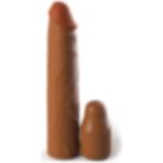 Albonishop Fantasy Extension Elite 20 cm Caramel 7 cm Uzatmalı Silikon Penis Kılıfı