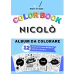 Album da colorare personalizzato con il nome NICOLO': Album con 12 temi da colorare con il nome NICOLO' - Ideale sia per adulti che per bambini - ... Cupcakes, Videogamese tanti altri temi