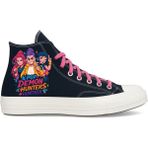 Alc Desing Kpop Demon Hunters Huntrıx Baskılı Kız Çocuk Spor Ayakkabı ve Sneaker - Siyah