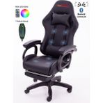 ALC Sports Aurora Pro Bluetooth Oyuncu Koltuğu 7nokta Masaj Rgb Işık Hoparlör Baldır Dayam Gaming Chair - Siyah