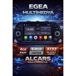 ALCARS AUDİO FİAT EGEA 2022-2026 7 İNC ORJİNAL GÖRÜNÜM MULTİMEDYA ORJİNAL 4 GB RAM 64 GB HAFIZA