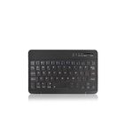 Alcatel 1t 7" Uyumlu Bleutooth Tablet Klavyesi Mini Slim Şarjlı Kablosuz Klavye Siyah