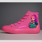 ALCdesing Rumi Kpop Hunters Baskılı Kız Çocuk Spor Ayakkabı ve Sneakers - Pembe