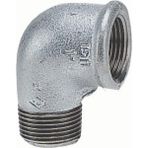 Alcera 1/2" Galvaniz Kuyruklu Dirsek