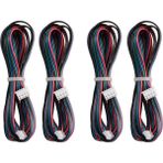 Alchemy Craft Adet 2 M Motor Bağlantı Kabloları Xh2.54 4pin To Xh2.0 6pin Beyaz Terminal Paralel Motor Telleri 3D Yazıcı Step (Yurt Dışından)