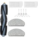 Alchemy Craft Ecovacs Deebot T10 Plus Robotlu Süpürge Yedek Parça Aksesuarları Ana Fırça Yan Fırça Hepa Filtre (Yurt Dışından)