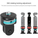 Alchemy Craft Gopro Serisi Djı INSTA360 Spor Kamera Aksesuarları Için Çok Fonksiyonlu 1/4 Adaptör Arayüzü 1/4 Adaptör, Siyah (Yurt Dışından)