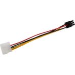 Alchemy Craft Pcıe Pcı Express Adaptörü Için 4-Pin Erkek - 6-Pin Dişi Soket Güç Kablosu (Yurt Dışından)