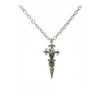 Alchemy Of England Santiago Haç Figürlü Unisex Kolye – 60 Cm Zincirli, Tarih Ve Gizem Sembolü