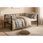 Alchera Daybed Metal Karyola, Siyah, 90X190