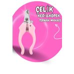 ALÇİN Çelik Kedi Köpek Tırnak Makası 12 Cm PEMBE