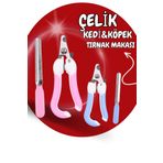 ALÇİN Çelik Uçlu Kedi Köpek Tırnak Makası ve Törpü Seti Evcil Hayvan Bakımında Güvenli ve Pratik